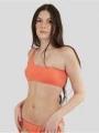 sutien bikini pt. femei Fundango Madison One Shoulder Top portocaliu 1