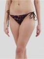 chiloti bikini pt. femei Fundango Innisfil Tie-side Bottoms negru 1