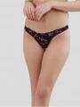 chiloti bikini pt. femei Fundango Madison High Cut Bottoms negru 1