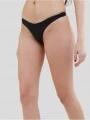 chiloti bikini pt. femei Fundango Madison High Cut Bottoms negru 1