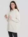 pulover cu gluga pt. femei Fundango Ginger Hooded Sweatshirt alb 1