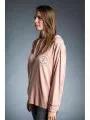 pulover cu gluga pt. femei Fundango RICHMOND Hooded Pullover roz 1