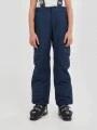 pantaloni de schi Fundango Logan Pants albastru inchis 1