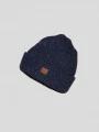 caciula tricotata pt. barbati Fundango Owen Beanie albastru inchis 1