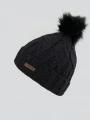 caciula cu mot pt. femei Fundango Renna Beanie negru 1